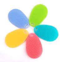 Antibacterial Silicone Dish Scrubber, Silicone Kitchen Sponge, Silicone Scrubber